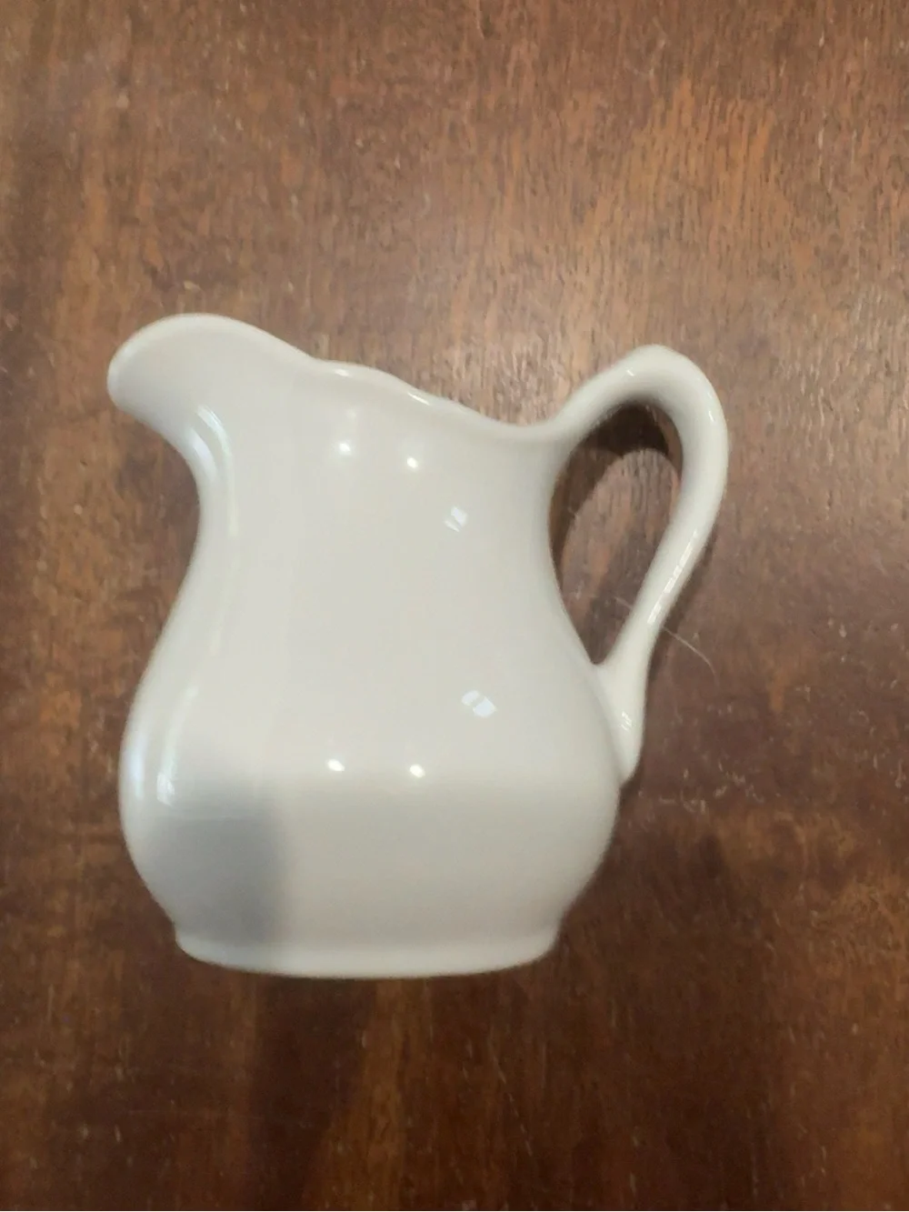 Vintage McNicol China White Cream Pitcher | Clarksburg WV Restaurant Ware